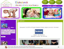 Tablet Screenshot of edukatorek.com.pl